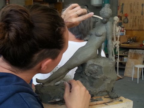 Modellatura del nudo a Peccia